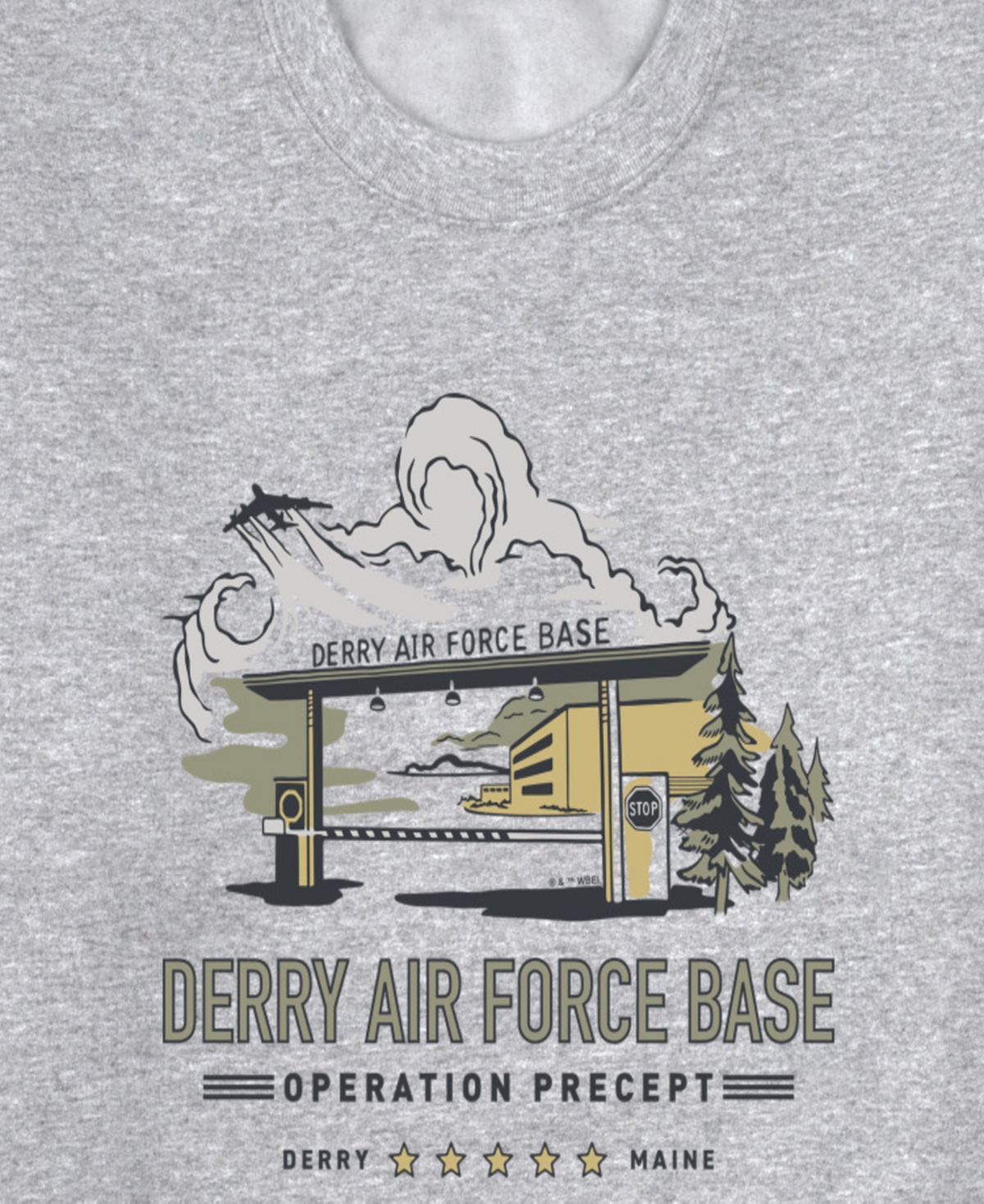 Airwaves Men's Welcome to Derry Air Force Graphic Sweatshirt