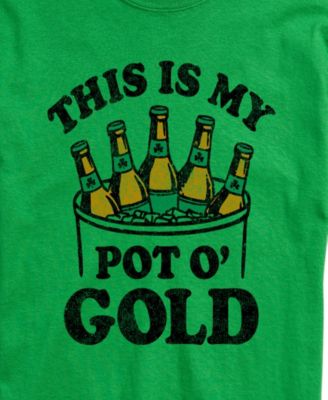 Men's Instant Message Beer Pot O' Gold Short-Sleeve Graphic T-Shirt