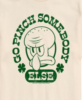 Men's SpongeBob SquarePants Go Pinch Somebody Short Sleeve T-Shirt