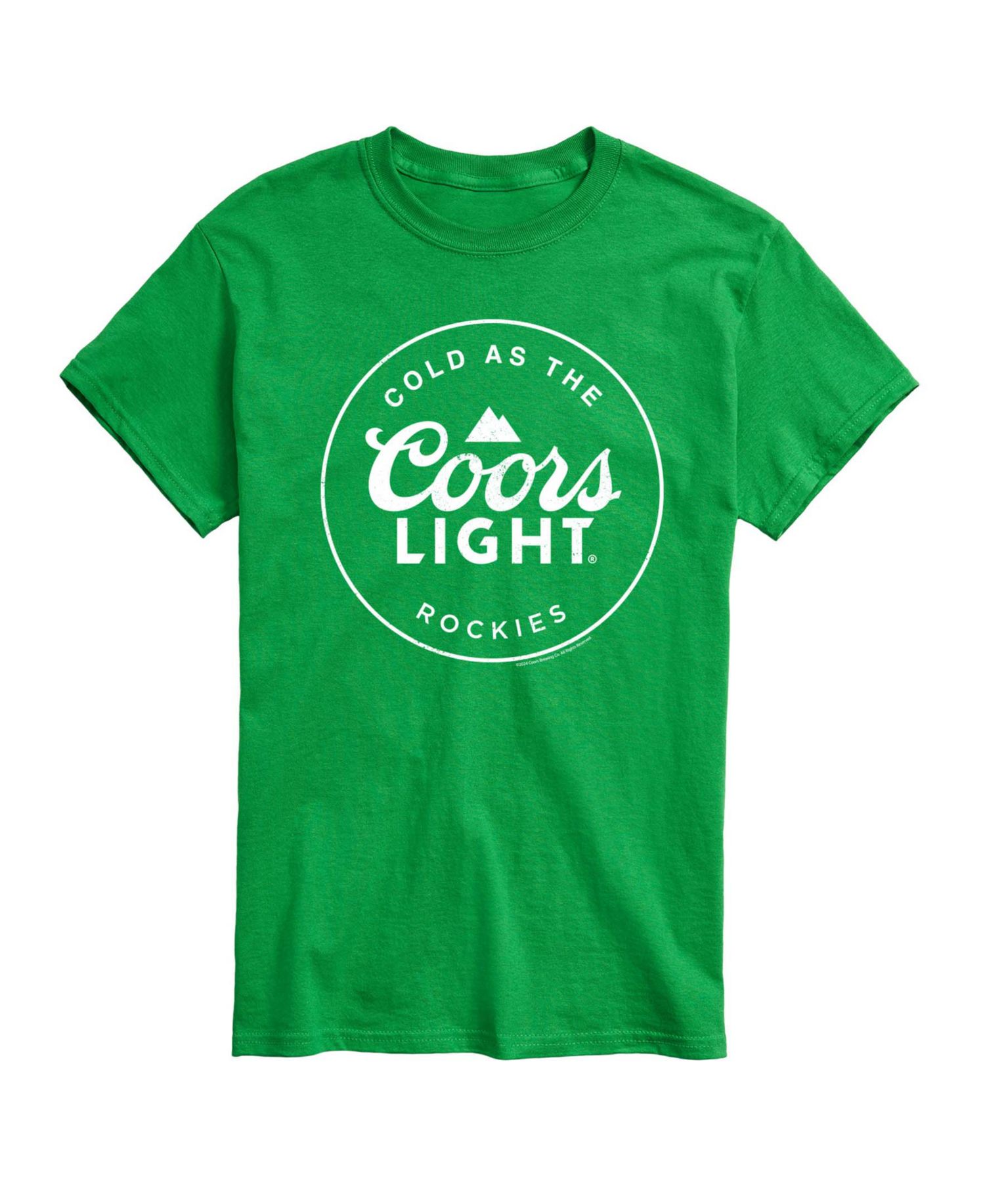 Men's Coors Light Cold As The Rockies Short-Sleeve Graphic T-Shirt
