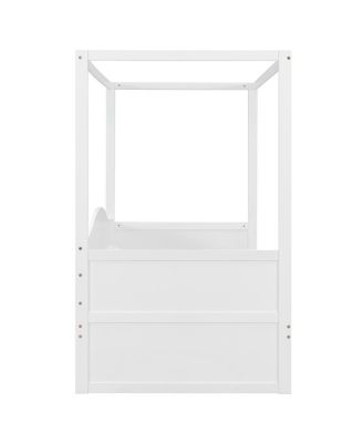 Twin Size Canopy Day Bed with twin size Trundle