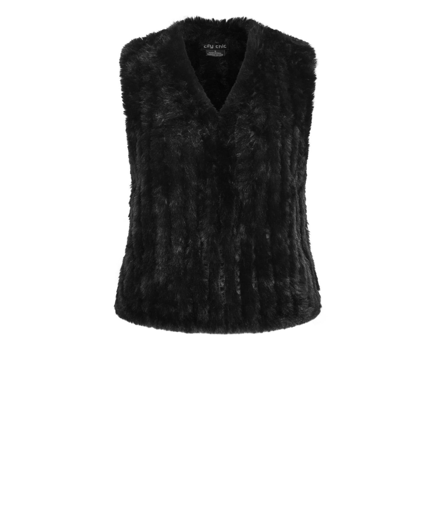 Women's Plus size Eve Faux Fur Vest