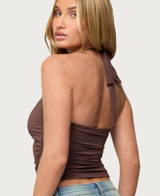 Women's Anael Ruched Halter Top