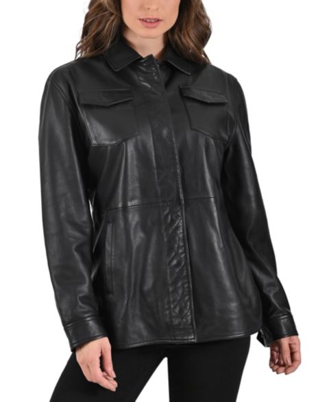 Женские куртки Frye Women's Lamb Leather Jacket