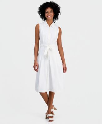 Women's Zippered Sleeveless Dress