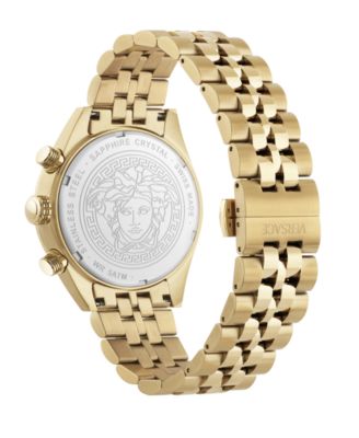 Men's Athletic IP Yellow Gold Stainless Steel Bracelet Watch, 44mm