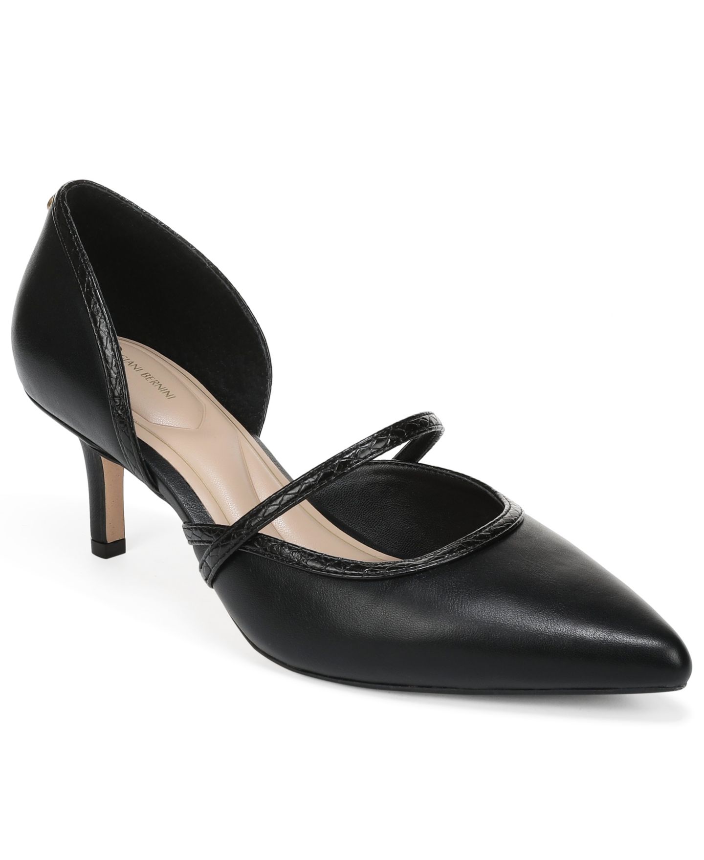 Женские туфли Giani Bernini Jammiee Pointed Toe Pumps, цвет: Чёрный — фото 1