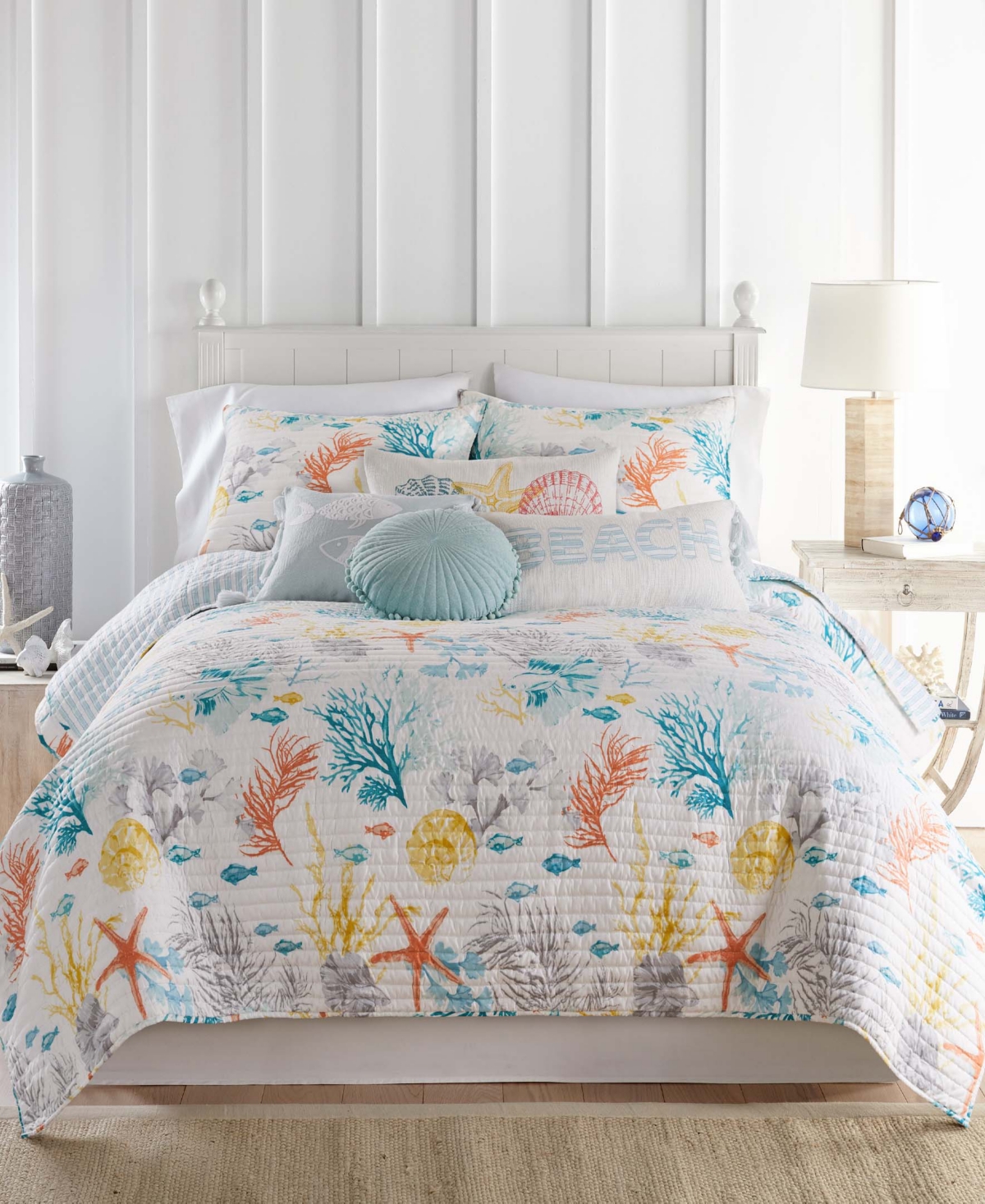 Levtex Home Whimsical Sea Reversible 3-Pc. Quilt Set, Full/Queen
