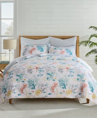 Home Whimsical Sea Quilted 2-Pc. Sham Set, European