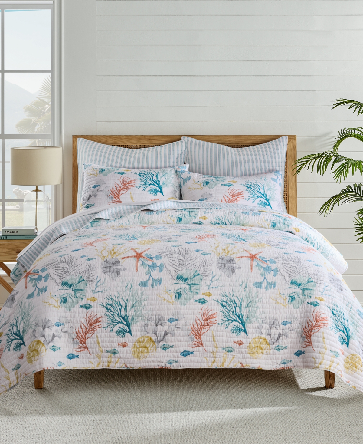Levtex Home Whimsical Sea Quilted 2-Pc. Sham Set, European