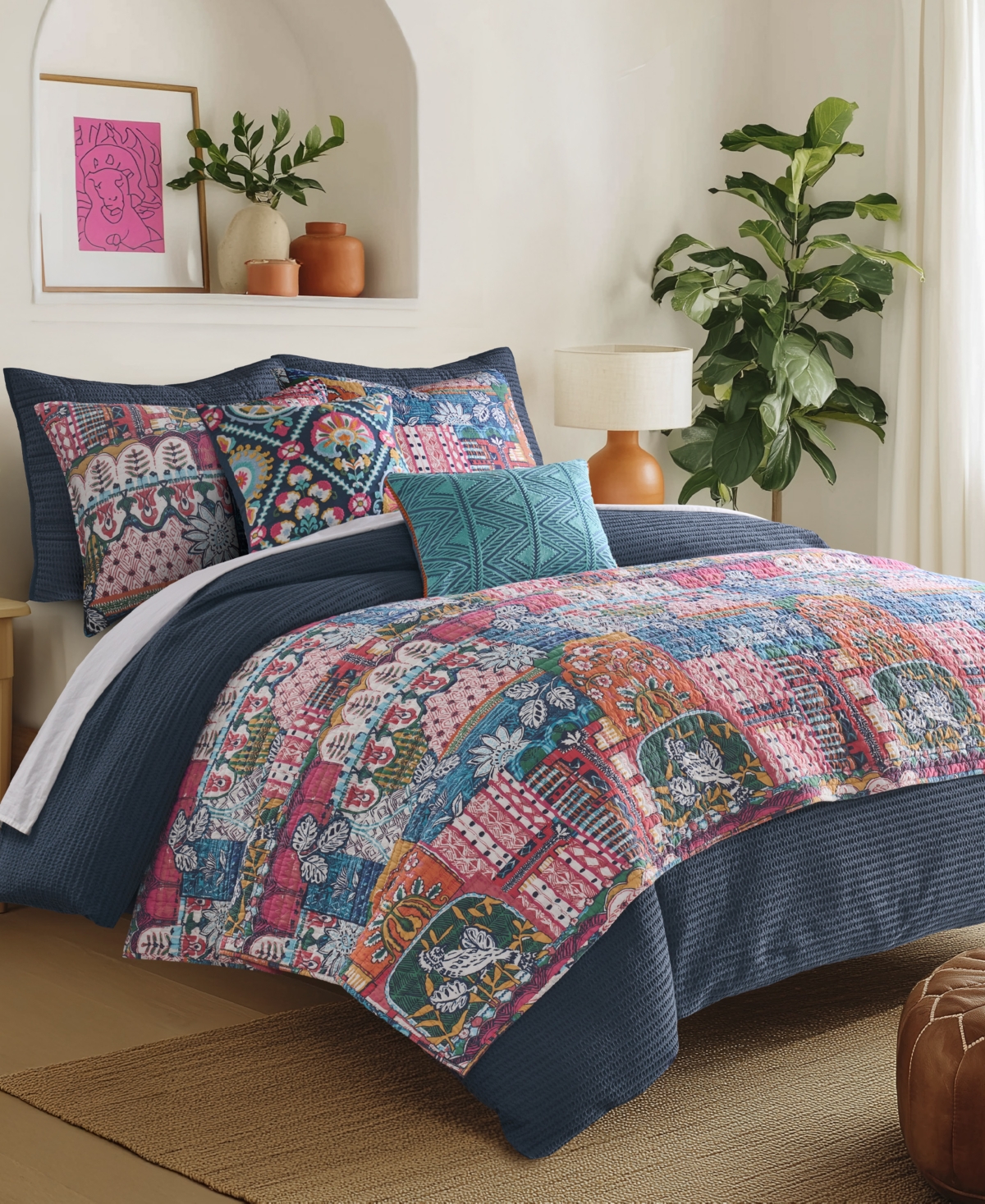 Levtex Home Roshita Reversible 3-Pc. Quilt Set, Full/Queen