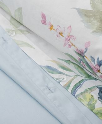 Home Seraphine Blooms Reversible 3-Pc. Duvet Cover Set, Queen