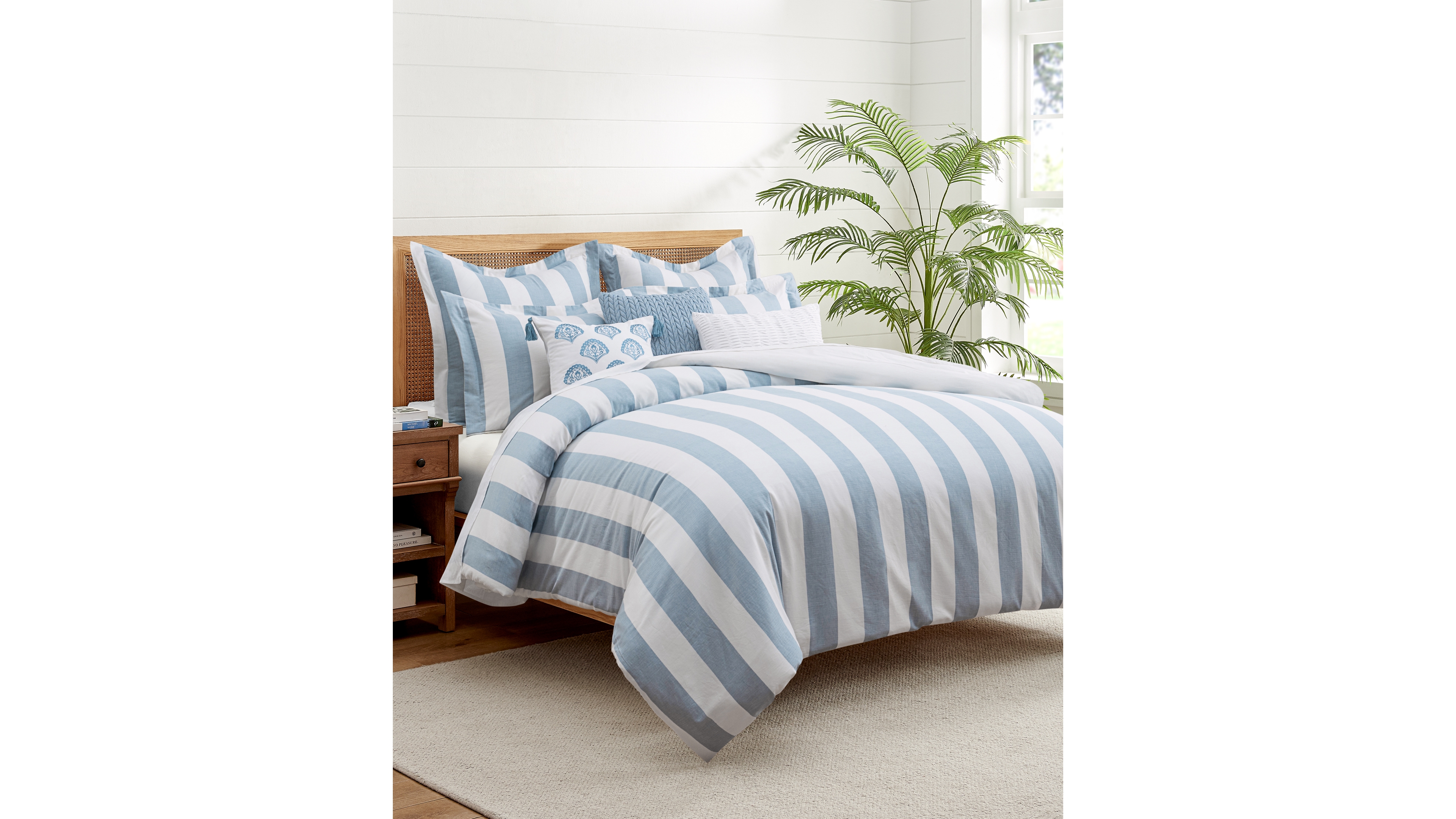 Levtex Home Cabana Woven Stripe Reversible 3-Pc. Duvet Cover Set, King