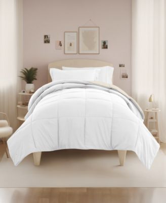Solid Reversible Dorm 8-Piece Comforter Set, Twin XL
