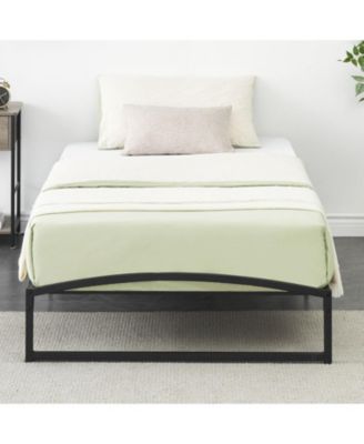 Low Bed Frame Size, 10 Inch Heavy Duty Metal Platform Bed Frame Low Profile, Mattress Foundation, No Box Spring Needed, Noise-Free