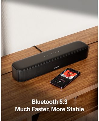 7.1ch Virtual Surround Sound Bar, Soundbar for Smart TV with Subwoofer, OPT/AUX/BT, Aura A40