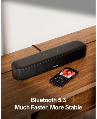 7.1ch Virtual Surround Sound Bar, Soundbar for Smart TV with Subwoofer, OPT/AUX/BT, Aura A40