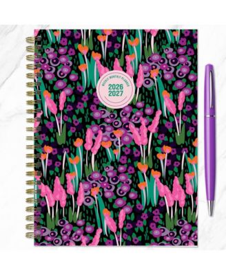 July 2026 - June 2027 Buds & Blooms Medium Weekly Monthly Planner