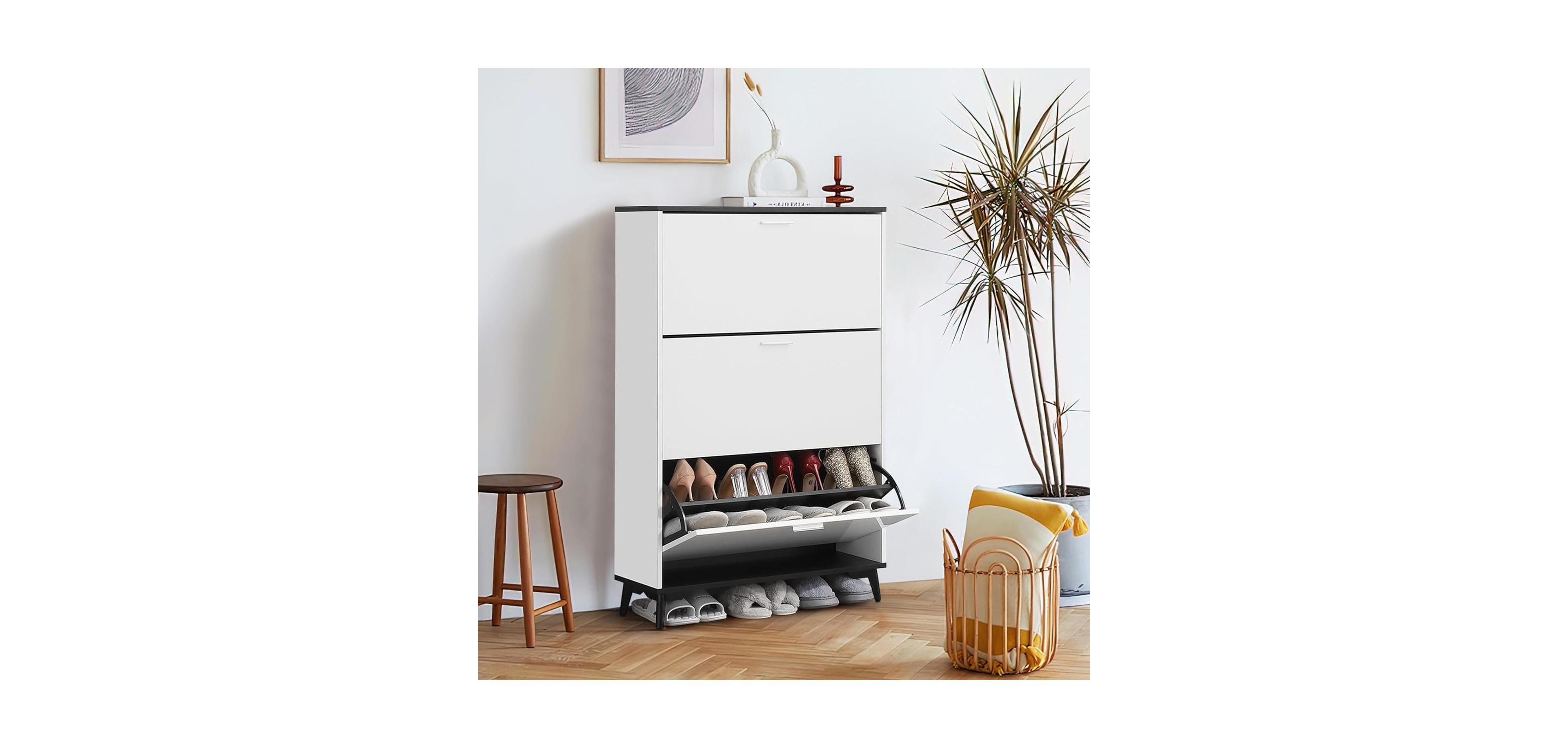 gaomon 47" Farmhouse Narrow Shoe Cabinet