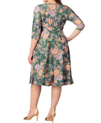 Plus Size Royal Sweetheart Cocktail Dress