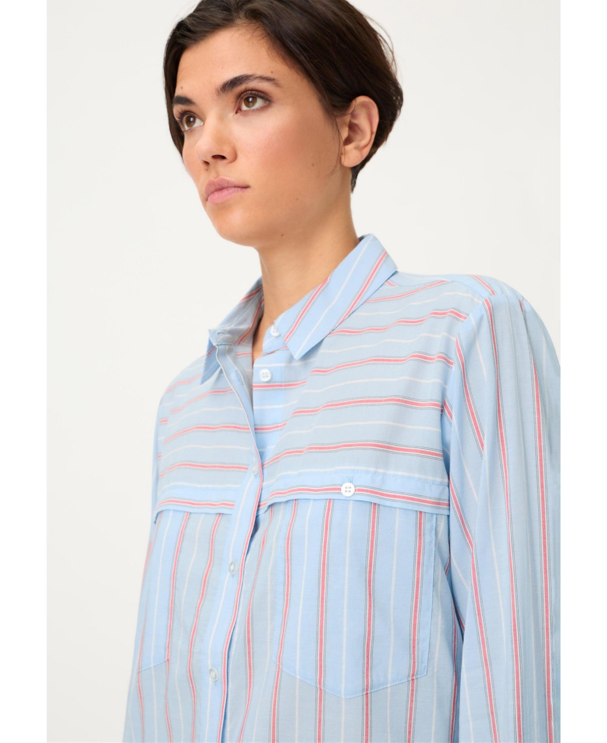 Olsen Women's Striped Shirt