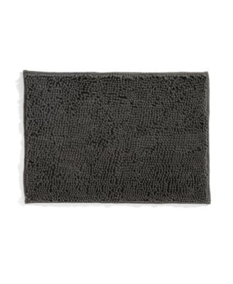 Soft Absorbent Chenille Bath Mat, 24" x 17"