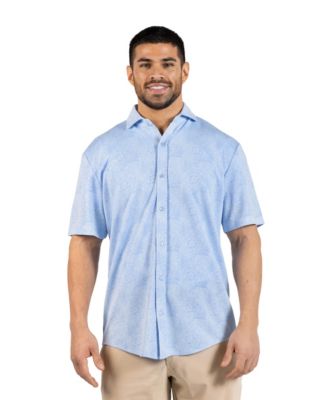 Men's Tropical Printed Modal Short Sleeve Shirt