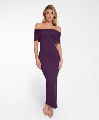 Women's Shapewear Short Sleeve Perfect Form Sheath Dress