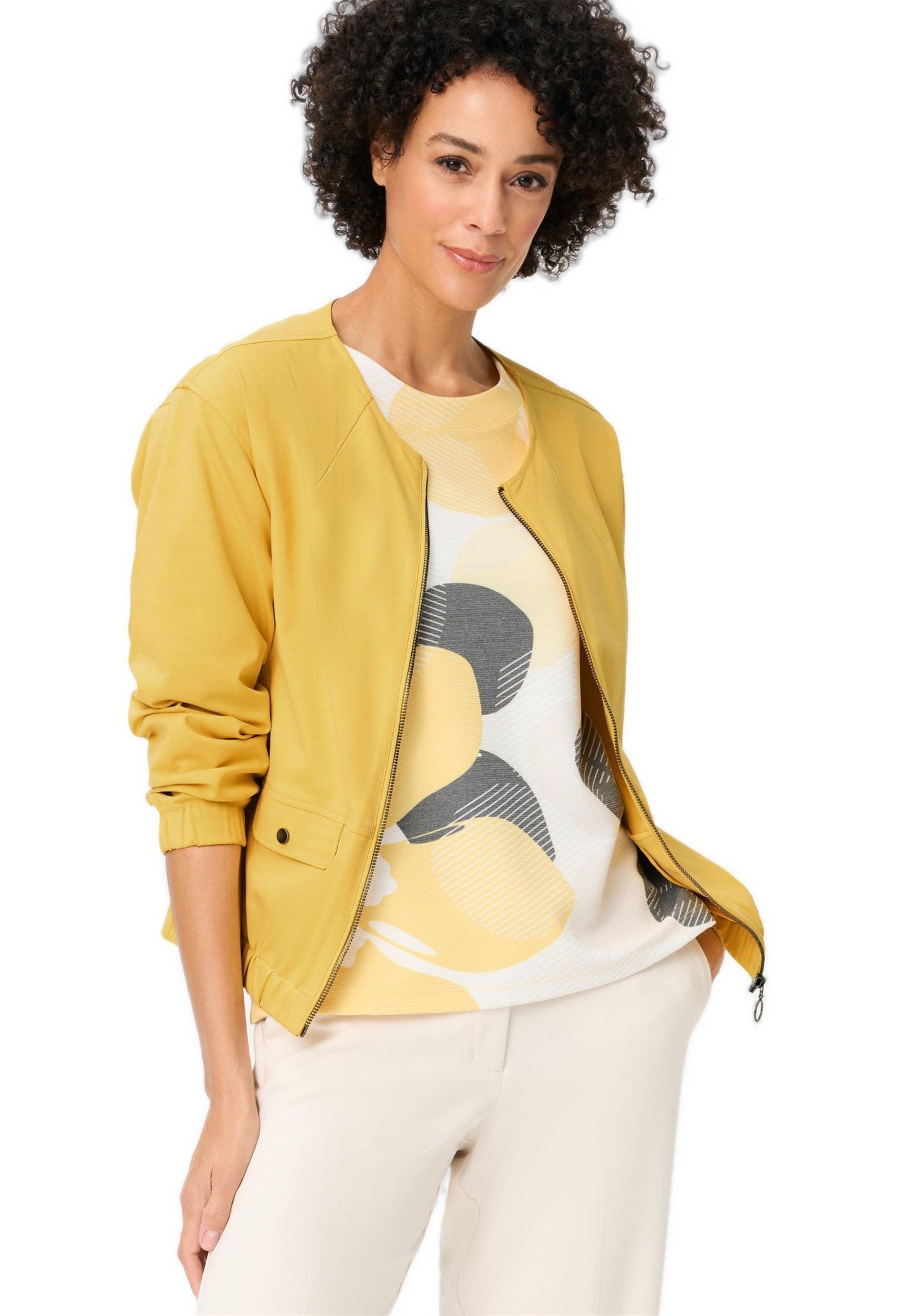 Женская куртка Olsen Collarless Zip — фото 1