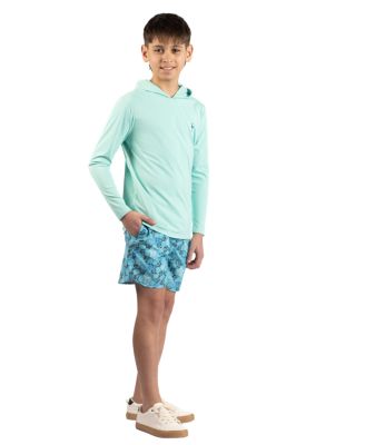 Boys Skulls Printed Swim Shorts