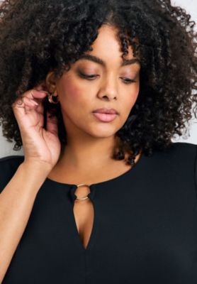 Women's Audrey Ring Detail Top