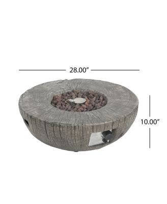 Patio Propane Fire Pit, 30, 000BTU,(Tank Cover Not Provided)