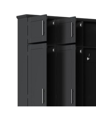 Versatile 4-in-1 Hall Tree with Storage Bench