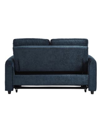 Streamdale Chenille Pull Out Sofa Bed, 58-inch Sleeper Loveseat with Adjustable Backrest