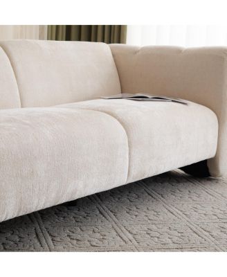  Tonson 83" 3-Seater Boucle Sofa, Wave Design