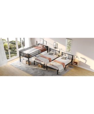  over Metal Triple Bunk Bed