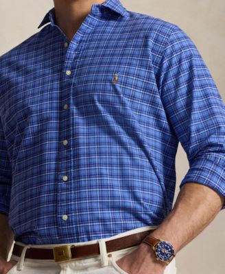 Men's Big & Tall Plaid Oxford Shirt
