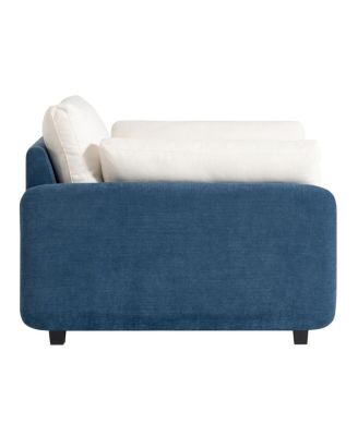 Oversized Chenille Sofa Chair, Wide Seat Accent Chair, Modern Upholstered Armchair