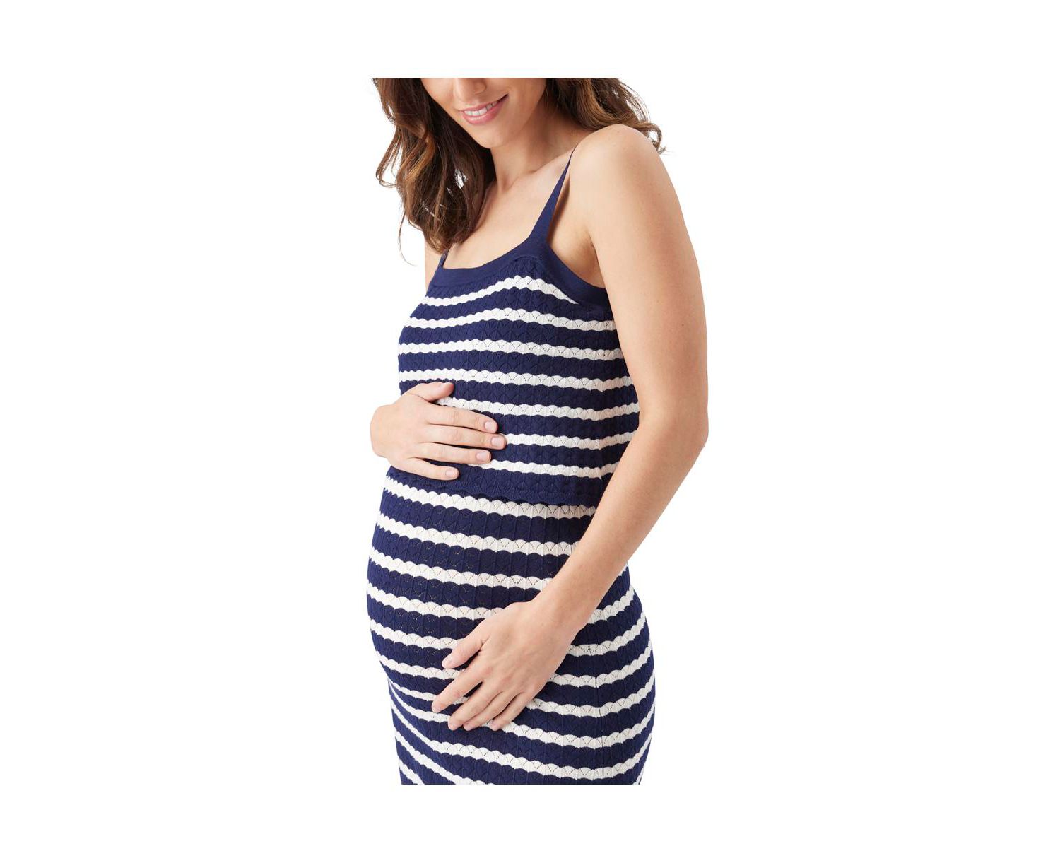 Women's Ripe Pointelle Knit Nursing Dress