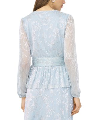 Women's V-Neck Long-Sleeve Top