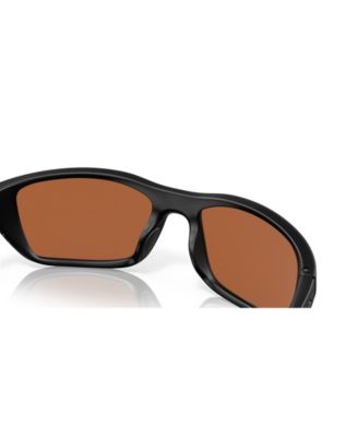 Unisex Rectangle Whitetip Polarized Sunglasses, 6S9056