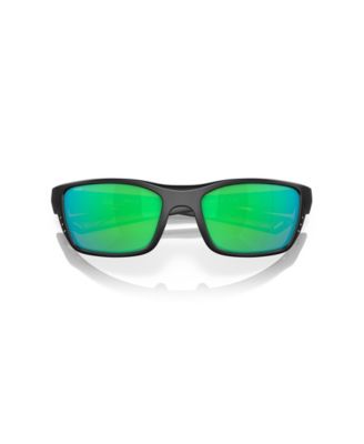 Unisex Rectangle Whitetip Polarized Sunglasses, 6S9056