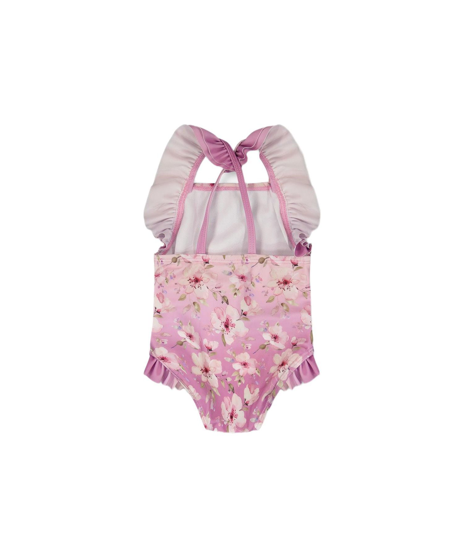 Baby Girls One-Piece Swimsuit Flower Print