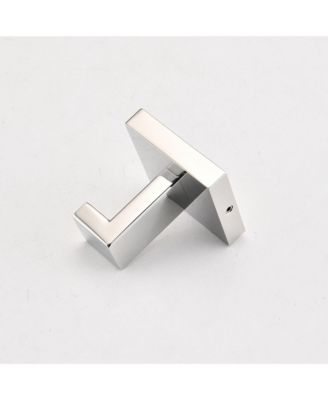 8 - Piece Bathroom Hardware Set, Stainless Steel Bath Towel Holder, Square Wall Mounted Towel Rack, Chrome Towel Bar for Bathroom