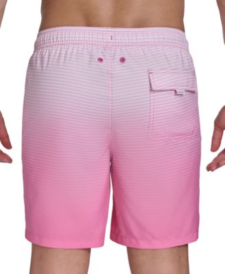 Men's Gradient Striped 7" Volley Swim Trunks