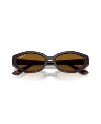 Unisex Geometric Polarized Sunglasses, RB4473D