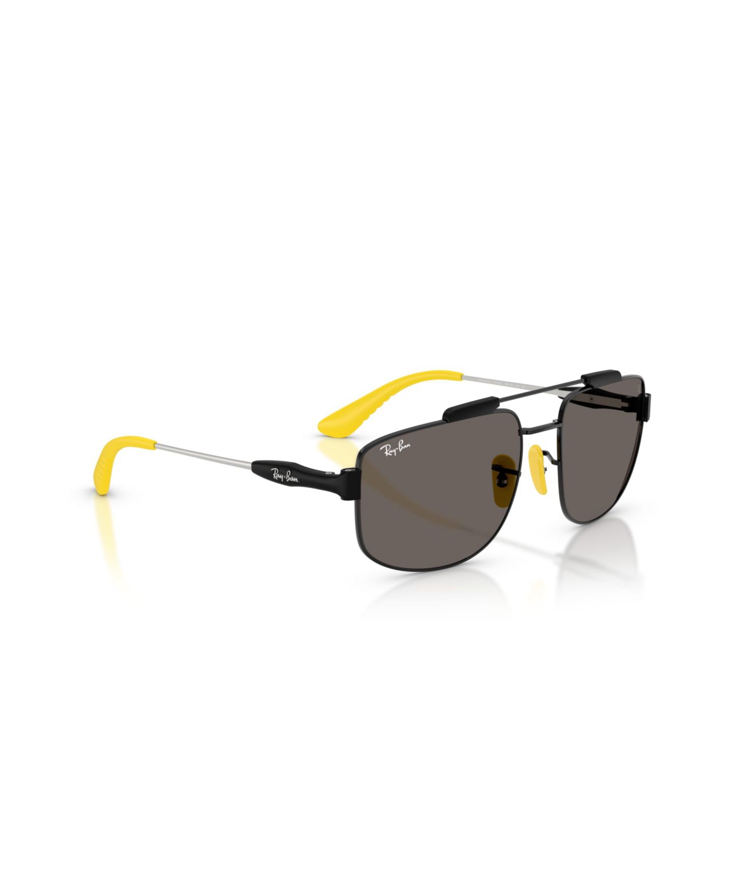 Солнцезащитные очки Ray-Ban Unisex Square Sunglasses, RB3789M, цвет: Чёрный — фото 6