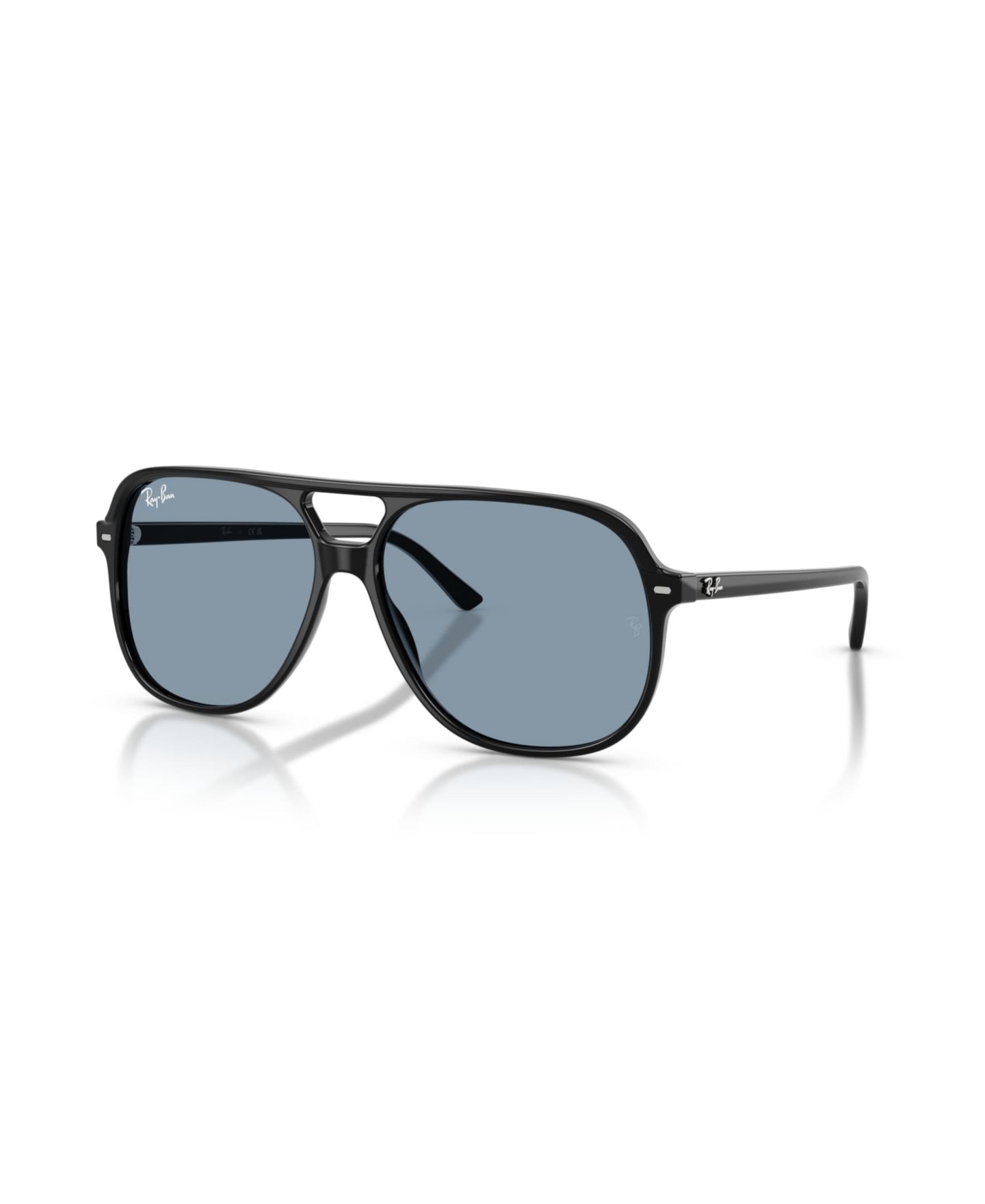 Солнцезащитные очки Ray-Ban Unisex Square Sunglasses, Bill RB2198, цвет: Чёрный — фото 1