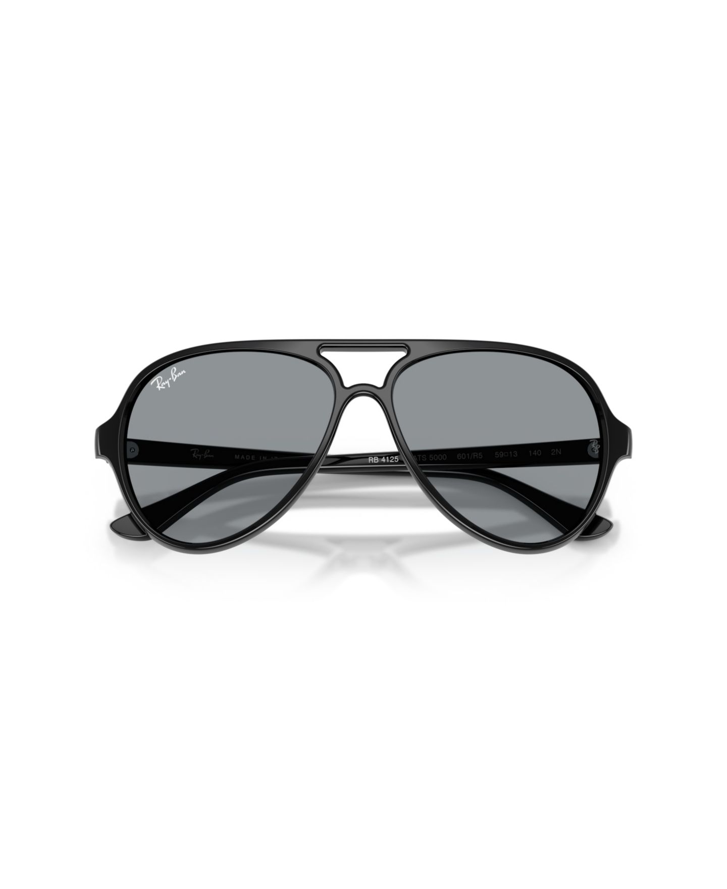 Мужские солнцезащитные очки Ray-Ban Pilot Sunglasses, RB4125, цвет: Чёрный — фото 5