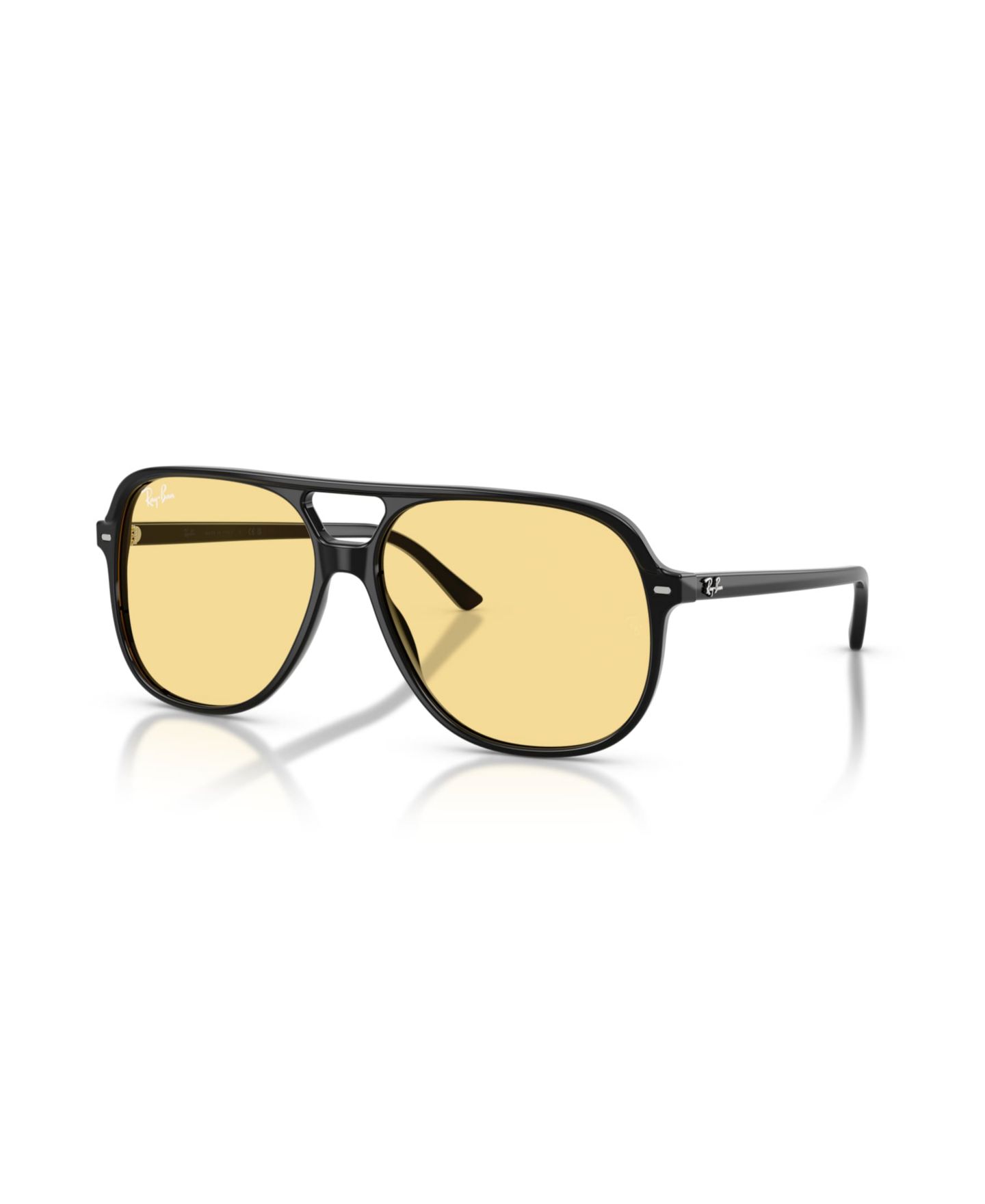 Солнцезащитные очки Ray-Ban Unisex Square Sunglasses, Bill RB2198, цвет: Чёрный — фото 1